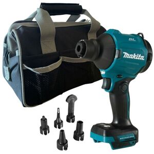 Makita DAS180Z 18v Brushless Dust Blower Inflator Deflator LXT + 5 Nozzles + Bag Makita DAS180Z 18v Brushless Dust Blower Inflator Deflator LXT + 5 Nozzles + Bag