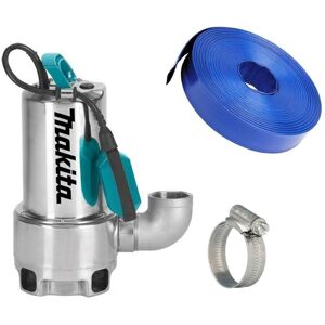 Makita PF1110 250L Submersible Electric Dirty Water Drainage Pump 1100w 10m Hose Makita PF1110 250L Submersible Electric Dirty Water Drainage Pump 1100w 10m Hose