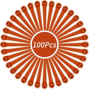 TOOLIVE Pack of 100 replacement blades compatible with the Gardena lawn trimmer, plastic blade for Gardena 9823 9825 9820 9821 TOOLIVE Pack of 100 replacement blades compatible with the Gardena lawn trimmer, plastic blade for Gardena 9823 9825 9820 9821