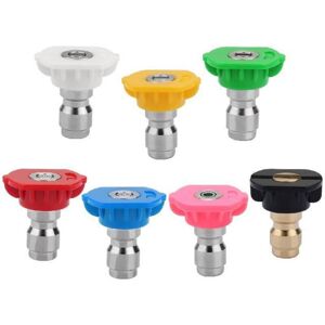COOCHEER Pack Pressure Washer Spray Nozzle Tips, 1/4 Quick Connect Nozzles Are Mainly Used for Car Cleaning and Gardening COOCHEER Pack Pressure Washer Spray Nozzle Tips, 1/4 Quick Connect Nozzles Are Mainly Used for Car Cleaning and Gardening