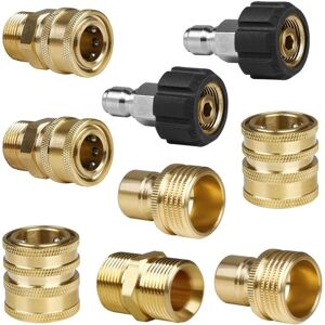 Tlily - Pressure Washer Adapter,Quick Disconnect Kit,M22 Swivel to 3/8In QuickConnect, 3/4In Quick Release,M22 M22 Convert Tlily - Pressure Washer Adapter,Quick Disconnect Kit,M22 Swivel to 3/8In QuickConnect, 3/4In Quick Release,M22 M22 Convert