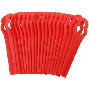 YMYNY Replacement Plastic Blades for Grass Trimmer 100 Replacement Plastic Cutting Blades, Plastic Lawn Mower Blades, Grass Trimmer Brush Cutter Blades YMYNY Replacement Plastic Blades for Grass Trimmer 100 Replacement Plastic Cutting Blades, Plastic Lawn Mower Blades, Grass Trimmer Brush Cutter Blades