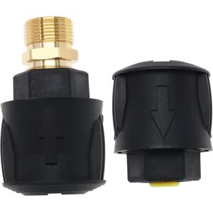 ANPVIZ Set of high pressure quick connector replacement, compatible with Karcher K2-K7 quick connector hoses, plastic pressure washer hose adapter ANPVIZ Set of high pressure quick connector replacement, compatible with Karcher K2-K7 quick connector hoses, plastic pressure washer hose adapter