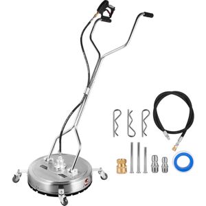 VEVOR Mophorn 22inch Surface Cleaner for Pressure Washer 4000psi with 3/8 Quick Connector, Casters, 10.5GPM Stainless Steel Rotating Rod, 3 Nozzle VEVOR Mophorn 22inch Surface Cleaner for Pressure Washer 4000psi with 3/8 Quick Connector, Casters, 10.5GPM Stainless Steel Rotating Rod, 3 Nozzle