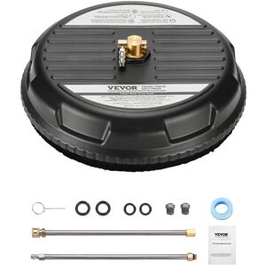 VEVOR 15' Pressure Washer Surface Cleaner, Plastic Pressure Washer Attachments with 4 Wheels, 4000 Max psi, 1/4 Quick Connector, 2 Spray Nozzles, 2 VEVOR 15' Pressure Washer Surface Cleaner, Plastic Pressure Washer Attachments with 4 Wheels, 4000 Max psi, 1/4 Quick Connector, 2 Spray Nozzles, 2