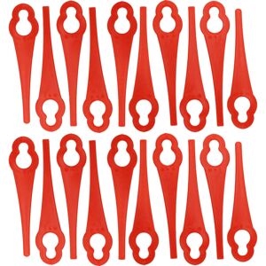 vhbw 20x Replacement Blade compatible with Bosch ART 23 Easytrim Accu, ART 23 LI Cordless Strimmer - Cutter Blades, Red, plastic / nylon vhbw 20x Replacement Blade compatible with Bosch ART 23 Easytrim Accu, ART 23 LI Cordless Strimmer - Cutter Blades, Red, plastic / nylon