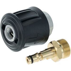 2x Adapter Set to M22 Thread Replacement for Kärcher 2.643-037.0 for High-Pressure Cleaner - Quick Coupling, 1x device adapter, 1x hose adapter - Vhbw 2x Adapter Set to M22 Thread Replacement for Kärcher 2.643-037.0 for High-Pressure Cleaner - Quick Coupling, 1x device adapter, 1x hose adapter - Vhbw