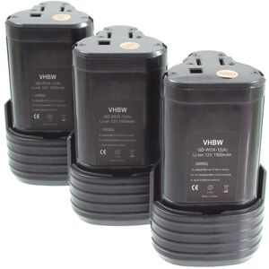 vhbw 3x Battery for Worx WX382.2 - Battery vhbw 3x Battery for Worx WX382.2 - Battery