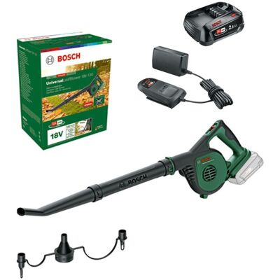 Bosch 06008A0601 18v Garden Leaf Blower UniversalLeafBlower - 1x 2.5AH Battery Bosch 06008A0601 18v Garden Leaf Blower UniversalLeafBlower - 1x 2.5AH Battery