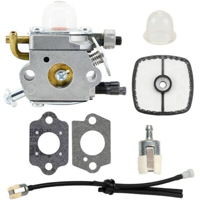 TEHTUY Carburetor for Echo PB-2100 handheld leaf blower ES-2100 shredder C1U-K42 C1U-K42B C1U-K42A carburetor with fuel line and spark plug TEHTUY Carburetor for Echo PB-2100 handheld leaf blower ES-2100 shredder C1U-K42 C1U-K42B C1U-K42A carburetor with fuel line and spark plug