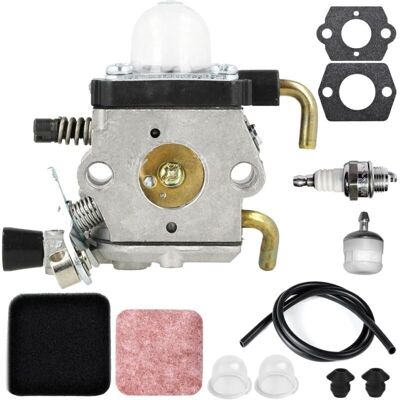 TEHTUY Carburetor for STIHL HS75, HS80, HS85, for ZAMA C1Q-S42C C1QS42C Hedge Trimmer Brushcutter Engines. Carburetor replaces 42261200604, with Air Filter, TEHTUY Carburetor for STIHL HS75, HS80, HS85, for ZAMA C1Q-S42C C1QS42C Hedge Trimmer Brushcutter Engines. Carburetor replaces 42261200604, with Air Filter,