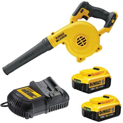 Dewalt DCV100M2 18v XR Compact Leaf Blower DCV100 + 2 x 4ah Batteries + Charger Dewalt DCV100M2 18v XR Compact Leaf Blower DCV100 + 2 x 4ah Batteries + Charger