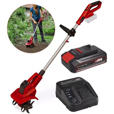 Einhell - 18v Cordless Tiller Cultivator 20cm Power X-Change ge-cr 18/20 1 x 2.5ah Einhell - 18v Cordless Tiller Cultivator 20cm Power X-Change ge-cr 18/20 1 x 2.5ah