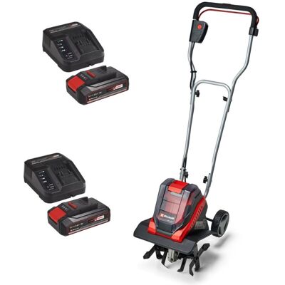 Einhell - Cordless Twin 18v/36v Tiller Cultivator Rotavator 2 x 2.5AH Battery Pack Einhell - Cordless Twin 18v/36v Tiller Cultivator Rotavator 2 x 2.5AH Battery Pack