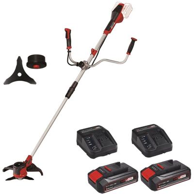 Einhell Twin 18v / 36v Cordless Brushcutter + Strimmer 2 x 2.5AH Battery Pack Einhell Twin 18v / 36v Cordless Brushcutter + Strimmer 2 x 2.5AH Battery Pack
