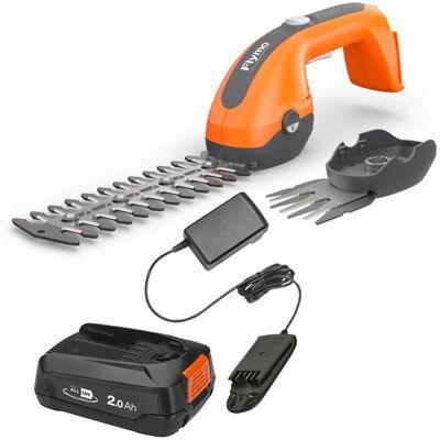 Flymo 18V SimpliShear Cordless Shrub Hedge Shear Trimmer Cutter Bosch 1x2Ah Batt Flymo 18V SimpliShear Cordless Shrub Hedge Shear Trimmer Cutter Bosch 1x2Ah Batt
