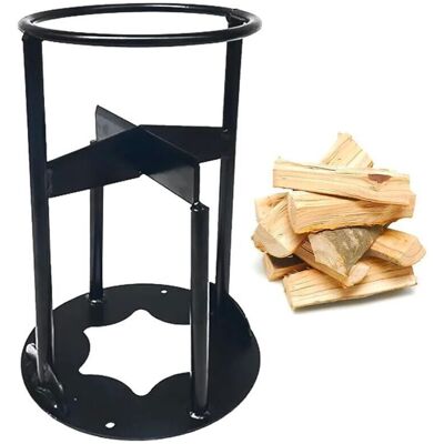 TEHTUY Log splitter, splitting wedge for fireplace, bonfire, barbecue, garden, camping (cross blade, small) TEHTUY Log splitter, splitting wedge for fireplace, bonfire, barbecue, garden, camping (cross blade, small)