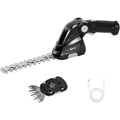 Outsunny 2-in-1 Cordless Hedge Trimmer & Grass Shear with 2000mAh Batteries Outsunny 2-in-1 Cordless Hedge Trimmer & Grass Shear with 2000mAh Batteries