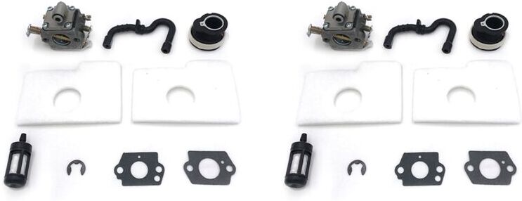 Tlily - 2X Carburetor Intake Manifold Fuel Air Filter Line Hose Gasket for Stihl MS180 MS170 018 017 ms 180 170 Chainsaw Part