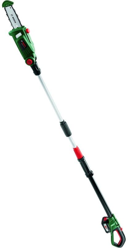 Bosch - 18v Universal Chain Pole Saw 18 Long Reach Telescopic Chainsaw Pruner +Bat