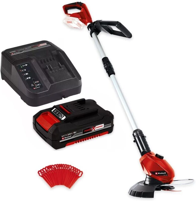 18v Cordless Grass Trimmer Strimmer Power x Change 24cm ge-ct 18 Li 2ah - Einhell