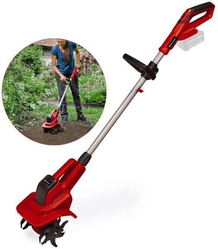 Einhell - 18v Cordless Tiller Cultivator 20cm Power X-Change ge-cr 18/20 Bare Tool