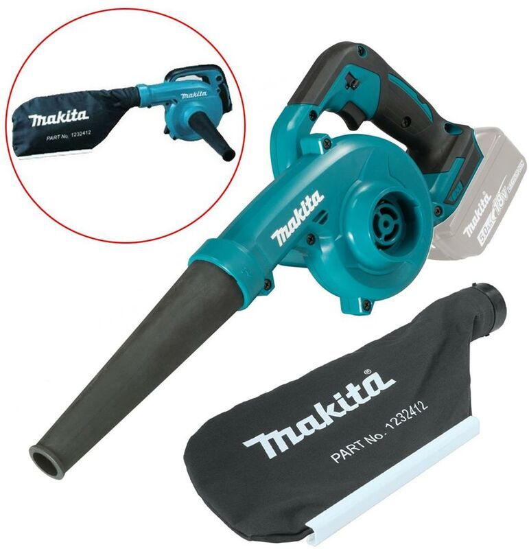 DUB185Z 18v lxt Cordless Blower Vacuum + Leaf Dust Collection Bag - Bare - Makita