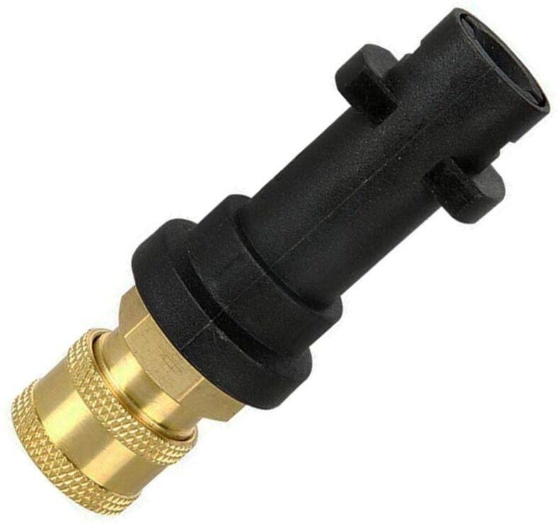 MEMKEY High pressure washer gun adapter with 1/4 inch quick coupling connection, compatible with Karcher/Kärcher K-series high pressure cleaners K2, K3, K4,