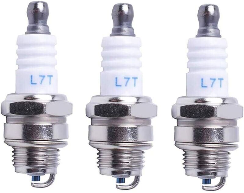 MUMU Spark Plug L7T Chainsaw Mower Small Engine Accessories Compatible with stihl Husqvarna Rep ngk BPMR7A 4626 Equivalent RCJ6Y Champion Bosch WSR6F, 3