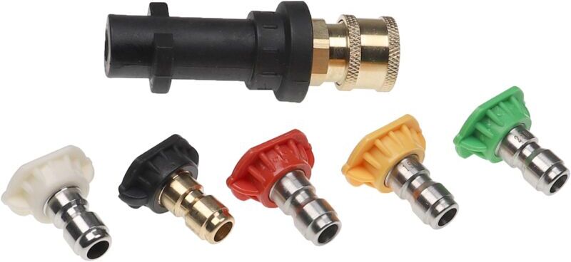 Vhbw - 6-Part Accessory Set Replacement for Kärcher 4.762-061 for High-Pressure Cleaner - adapter, spray attachment