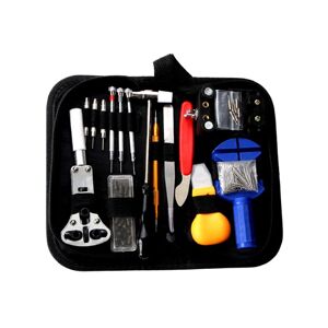 DENUOTOP Specialized Tools 147 Pieces Watch Repair Tool Kit,Professional Watch Repair Tool Kit,Metal Watch Strap Adjuster and Battery Changer with Oxford