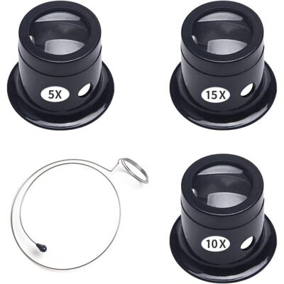 OEM 20x Monocular Watch Magnifier, Precision Loupe For Clock And Jewelry Repair, Stainless Steel, Comes With Case OEM 20x Monocular Watch Magnifier, Precision Loupe For Clock And Jewelry Repair, Stainless Steel, Comes With Case