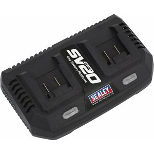 LOOPS 20V Dual Battery Charger for SV20 Series Lithium-ion Batteries - 230V Supply
