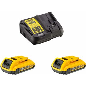 DeWalt DCB115D2 Charger and 2Ah Twin Battery Pack