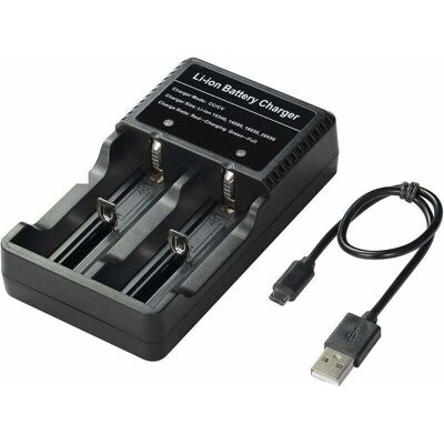 OEM Charge Your Battery Anywhere. 18650 Battery Charger For 3.7v 18650, 14500, 16340, And 26650 Batteries (battery Not Included). Lo-ron OEM Charge Your Battery Anywhere. 18650 Battery Charger For 3.7v 18650, 14500, 16340, And 26650 Batteries (battery Not Included). Lo-ron