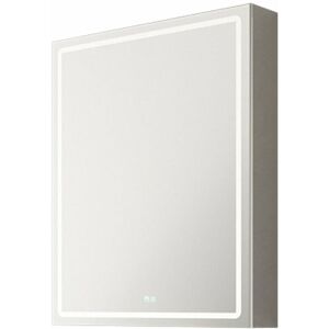 LOOPS 500 x 700mm IP44 led Bathroom Mirror Cabinet - Touch Demister & Shaver Socket