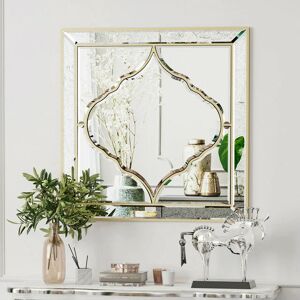 LUVODI 60cm Large Decorative Wall Mirror Hanging Accent Mirrors Living Room Bathroom