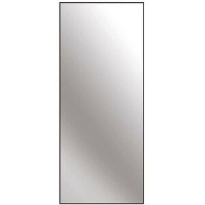 Nielsen Alpha Metal Rectangle Wall Mirror Large Matt Black 70 x 170Cm - black