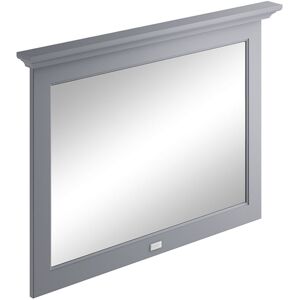 Flat Bathroom Mirror 1000mm Wide - Plummett Grey - Bayswater