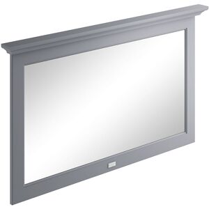 Flat Bathroom Mirror 1200mm Wide - Plummett Grey - Bayswater