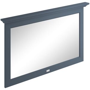 Bayswater Flat Bathroom Mirror 1200mm Wide - Stiffkey Blue