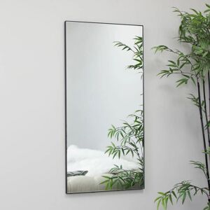 Melody Maison - Black Wall Mirror 100cm x 50cm - Black