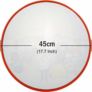 DAYPLUS Blind Spot Wide Angle Mirror Shop Security Curved Convex Driveway Traffic Road 45cm