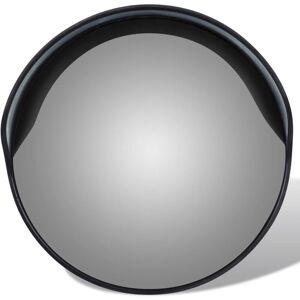 Berkfield Home - Convex Traffic Mirror pc Plastic Black 30 cm Outdoor