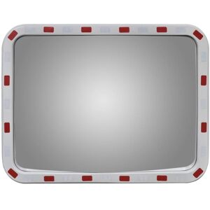 Berkfield Home - Convex Traffic Mirror Rectangle 60 x 80 cm with Reflectors