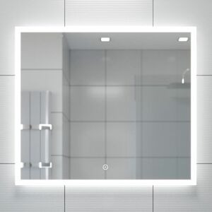 Pegella led Mirror 400mm w x 600mm h - White - Eastbrook