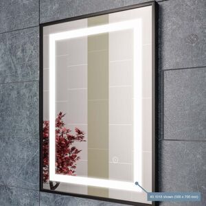 Eastbrook Varano 600x800mm LED mirror black frame