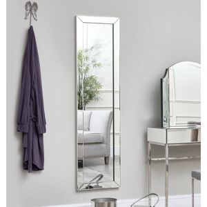 MELODY MAISON Full Length Bevelled Mirrored Wall Mirror 37cm x 140cm - Mirrored