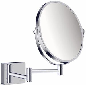 Hansgrohe AddStoris Universal Bathroom Shaving Mirror Wall Mounted Chrome - Chrome