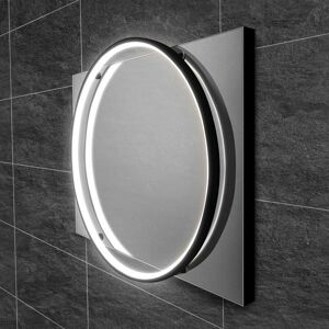 Solas 50 led Illuminated Mirror - 500mm Wide - Black Frame - 79520500 - Black - HIB